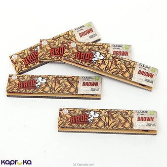 Bros Brown Premium King Size With Tips 33 Tips 33 Brown Rolling Papers Buy Online Grocery Online for specialGifts