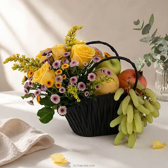 With Love, Mom - Premium Floral and Fruit Hamper Buy Send Fruit Baskets Online for specialGifts