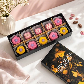 Mother`s Day Sweet Mom Floral Chocolate Collection 10 Pieces Buy NA Online for specialGifts