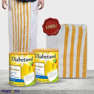 Two Tins Of Diabetasol Vanilla Flavor With Free Sarong - Special  Online for none