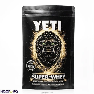 Yeti Super Whey - Cappucino Flavour Buy Pharmacy Items Online for specialGifts
