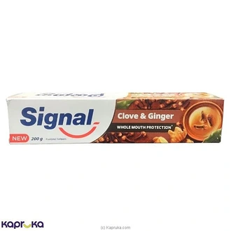 Signal Clove and Ginger Toothpaste 200g Buy Online Grocery Online for specialGifts