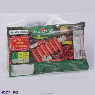 Supersun Meatless Vege Sausage 200g Buy Online Grocery Online for specialGifts