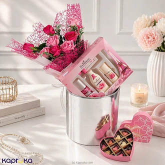 Pink Elegance Gift Pack For Mother`s Day Buy Chocolates Online for specialGifts