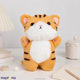 Tiny Paws Tiger Kitty Plush - 8 Inch Buy Soft and Push Toys Online for specialGifts