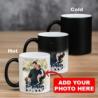Personalized ``I Love You DAD`` Color Changing Magic Mug For Father`s Day Buy personalized gifts Online for specialGifts