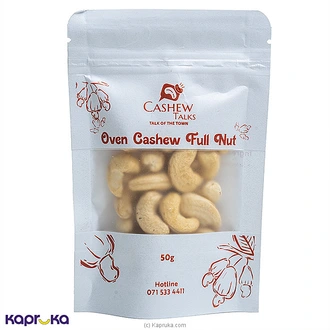 Cashew Talks Oven Cashew Full Nut 50g Buy Online Grocery Online for specialGifts