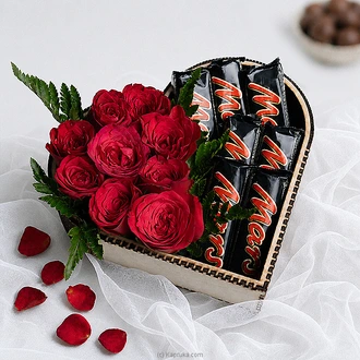 Choco Love -Premium Chocolate Heart Box Buy combo gift pack Online for specialGifts