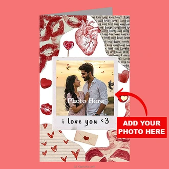 Personalized ``I Love You`` Greeting Card Buy personalized gifts Online for specialGifts