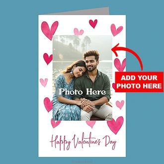 Personalized ``Happy Valentine`s Day`` Greeting Card Buy personalized gifts Online for specialGifts