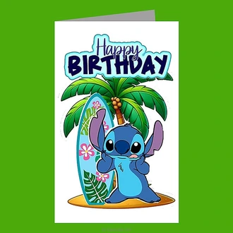 Stitch Happy Birthday Greeting Card For Kids Buy Best Sellers Online for specialGifts