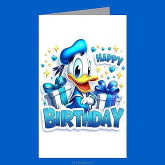 Donald Duck Happy Birthday Greeting Card For Kids Buy New Additions Online for specialGifts