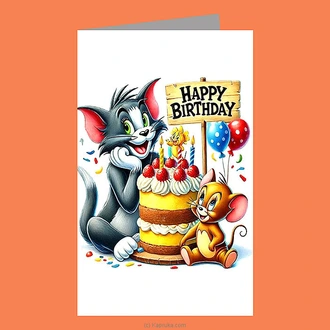 Tom and Jerry Happy Birthday Greeting Card For Kids Buy Greeting Cards Online for specialGifts
