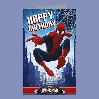 Spiderman Happy Birthday Greeting Card For Kids Buy Greeting Cards Online for specialGifts