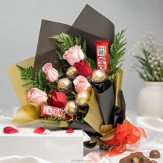Caught In My Feels - Ferrero Kikat Choco Bouquet Buy combo gift pack Online for specialGifts