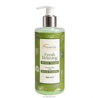 Prenevse Fresh Relaxing Body Wash Floral Calm With Rose And Waterlily For All Skin Types 300ml at Kapruka Online