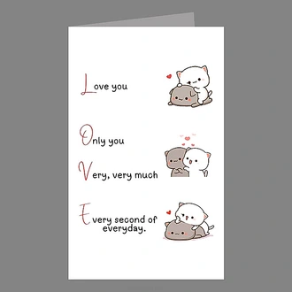 ``LOVE`` Romance Greeting Card Buy Greeting Cards Online for specialGifts