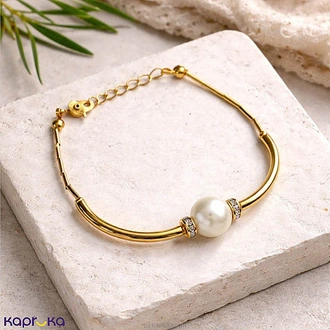STONE N STRING SHELL PEARL LASSO BRACELET 10mm Buy Stone N String Online for specialGifts