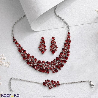 STONE N STRING AUSTRIAN CRYSTAL NECKLACE SET Buy Stone N String Online for specialGifts
