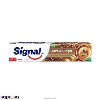 SignalÂ cloveÂ and Ginger Toothpaste 120g - Cleansers  Online for none