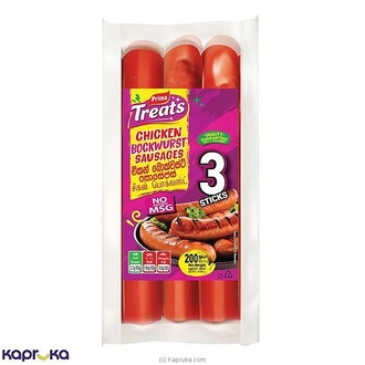 Prima Treats Chicken Bockwurst 200g Buy Prima Online for specialGifts