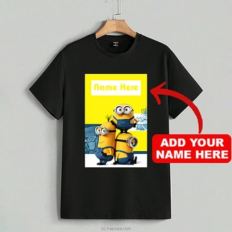 Personalized Minion Squad Custom Name Unisex T-Shirt Buy personalized gifts Online for specialGifts