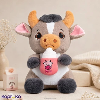MooMoo Milk Buddy Cow Plush Toy - 14 Inch Buy Soft and Push Toys Online for specialGifts