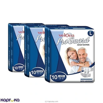Velona Pro Guard Adult Diapers - 10pcs Pack  Online for none