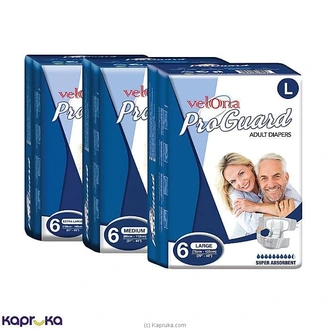 Velona Pro Guard Adult Diapers - 06pcs Pack  Online for none