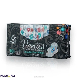 Venus Sanitary Napkins Regular Flow 16 Pcs Buy Online Grocery Online for specialGifts