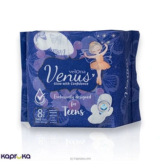 Venus Teens Sanitary Napkins Regular Flow 8 Pcs Buy Online Grocery Online for specialGifts