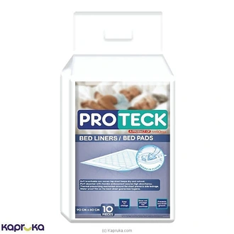 Proteck Disposable Bed Pad - 10pcs Pack  Online for none