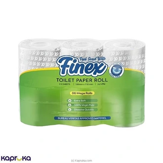 FINEX Toilet Roll 6 Pack - Cleansers  Online for none