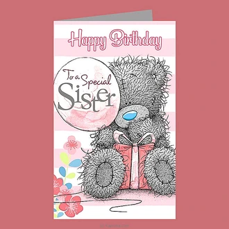 ``Happy Birthday To A Special Sister`` Greeting Card Buy Greeting Cards Online for specialGifts