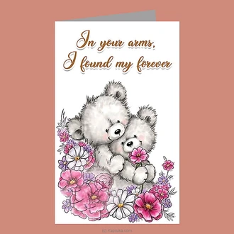 ``In Your Arms, I Found My Forever`` Greeting Card Buy Greeting Cards Online for specialGifts