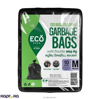 ECO Garbage Bags - Medium Black Buy Online Grocery Online for specialGifts
