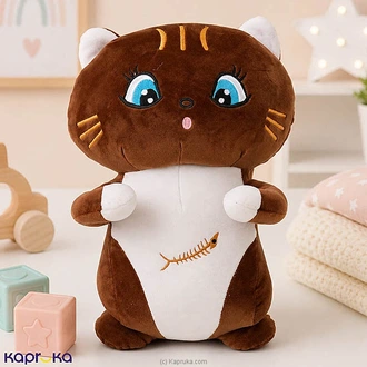 Cocoa Whiskers Cat Plush Toy - 15 Inches  Online for none