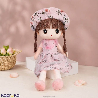 The Sweet Floral Beret Sophie - 75cm Soft Plush Doll Buy Soft and Push Toys Online for specialGifts