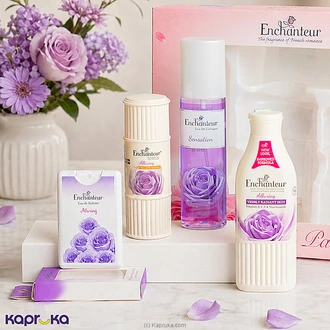 Enchanteur Alluring Gift Pack - Body Lotion, Cologne n Powder  Online for none