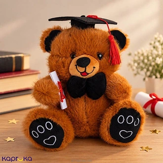 Choco Champ Graduation Teddy Bear - 9 Inch Buy Soft and Push Toys Online for specialGifts