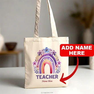 Personalized Teacher Appreciation Canvas Tote Bag Buy personalized gifts Online for specialGifts