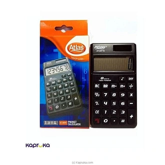 Atlas Pocket Calculator At-207-Kn Buy M D GUNASENA AND COMPANY (PVT) LTD Online for specialGifts