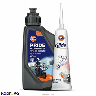 Gulf Pride Scooter Motor Cycle Engine Oil (800ML) + Glide Motor Cycle Gear Oil (120 ML) Combo -G-23121061140166 Buy Automobile Online for specialGifts