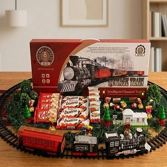 Chocolate Express Magical Train With Kit Kats And Kinder Buy combo gift pack Online for specialGifts