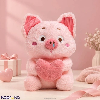 Sweet Heart Pig Plush Toy - 12 Inch Buy Soft and Push Toys Online for specialGifts