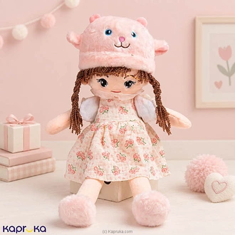 Rosalie Pink Floral Dress Girl Plush Doll - 18 Inch Buy Soft and Push Toys Online for specialGifts