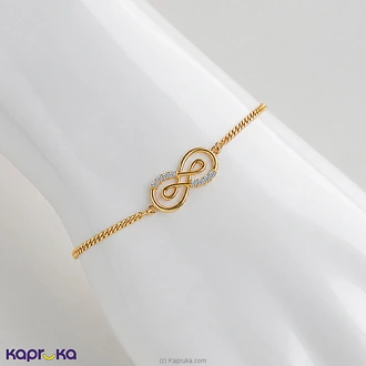 Mallika Hemachandra 22kt Gold Bracelet Set With Cubic Zirconia (  Online for none