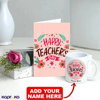 Personalized ``Happy Teacher`s Day`` Gift Set Buy NA Online for specialGifts
