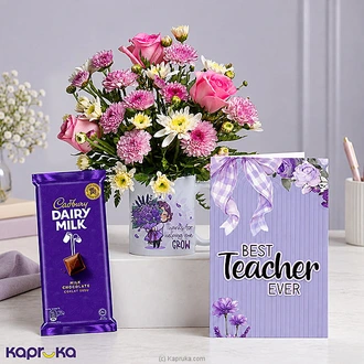 Best Teacher Ever Thank You Gift Combo Buy teachers day Online for specialGifts