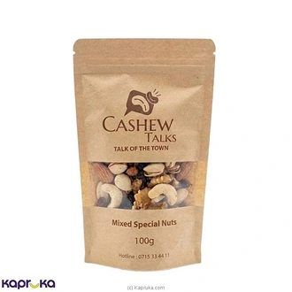 Cashew Talks Mixed Special Nuts Zip Loack Bag 100g at Kapruka Online